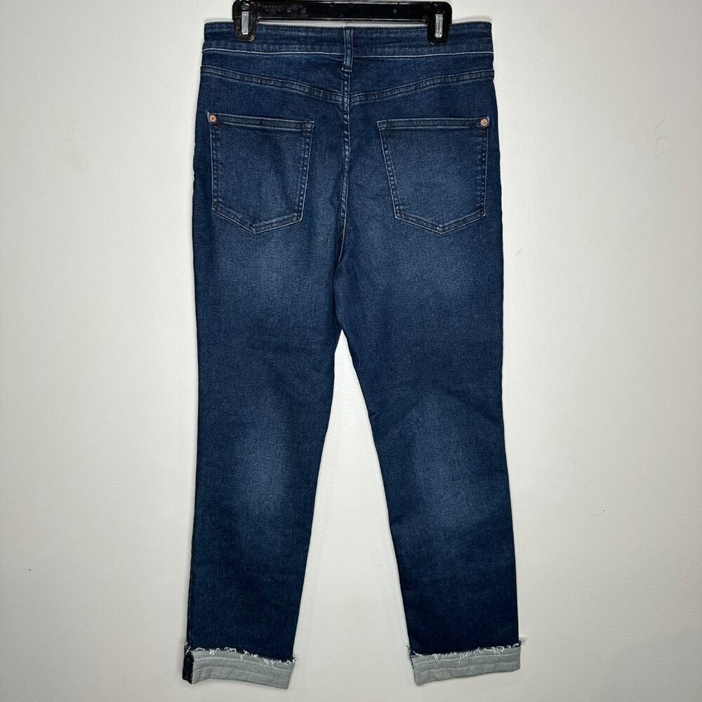 Anthropologie Pilcro Womens Jeans Size 30 Blue High Rise Cigarette Dark Wash - Picture 5 of 10